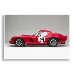 Ferrari 250 GTO in Blue Wall Art